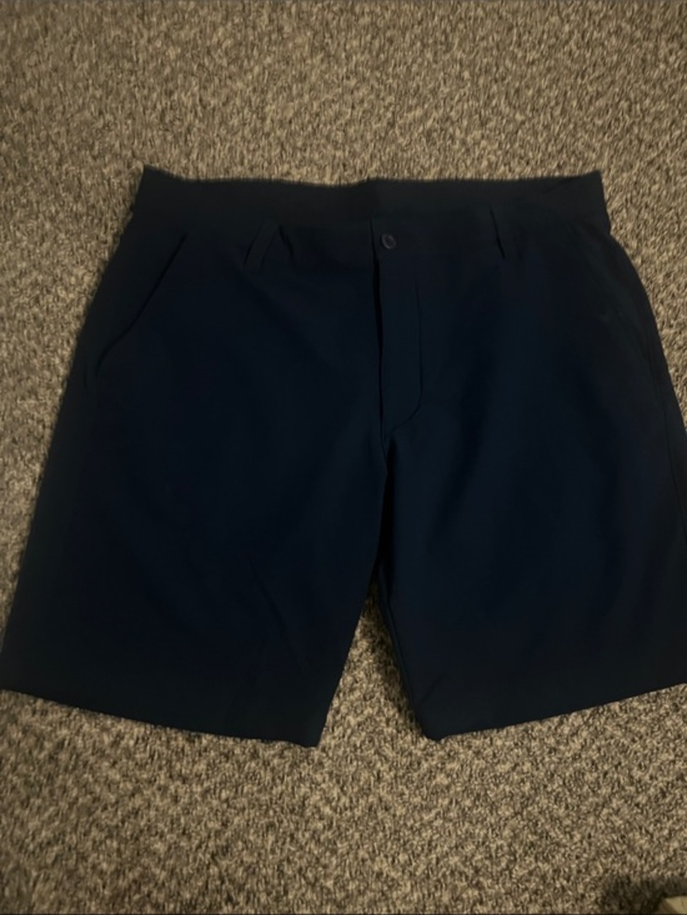 Under Armour Men's Navy Flat Front Shorts